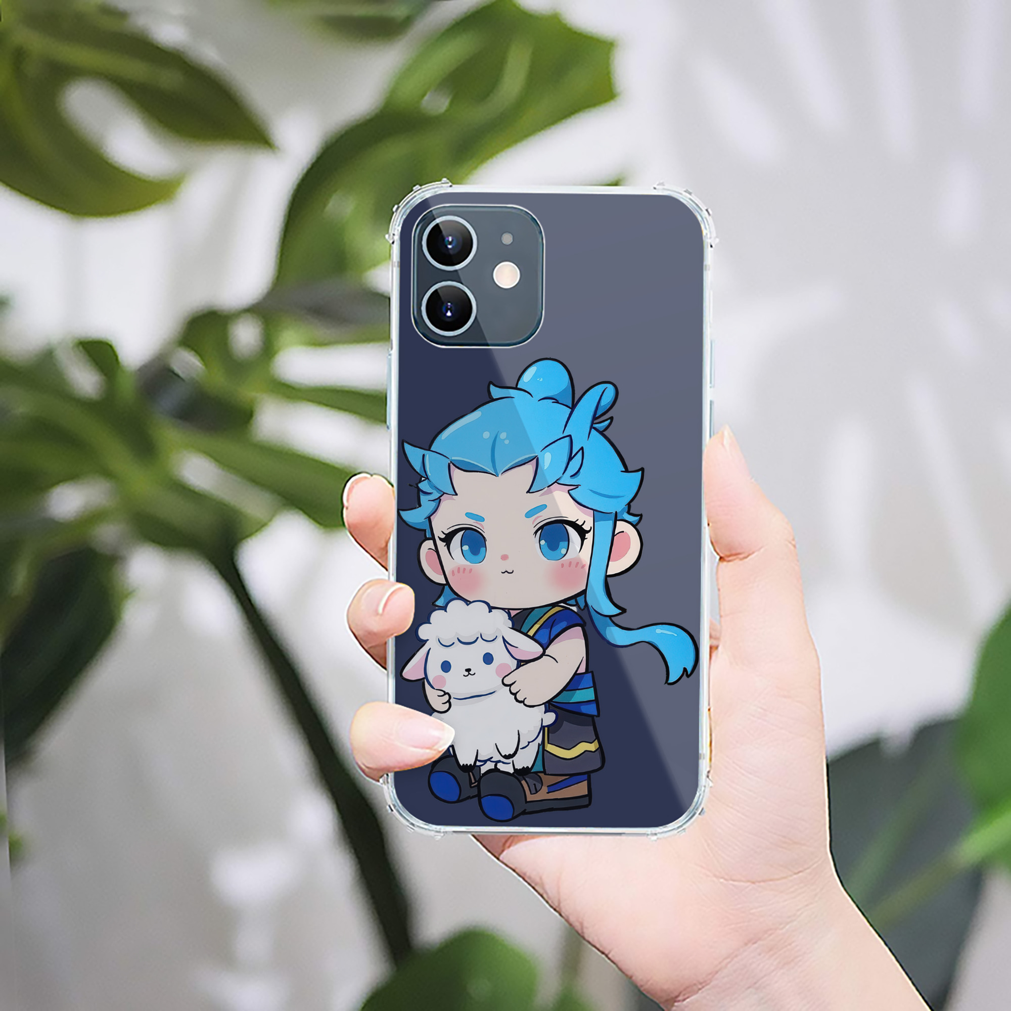 （画像用） Ne Zha 2 ナタ 魔童の大暴れ 【iPhone 12シリーズ対応】透明スマホケース（クリアソフトケース）